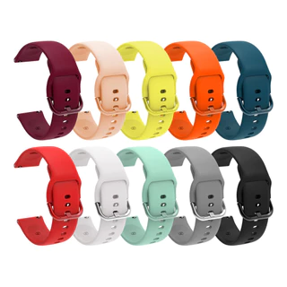 สายรัดซิลิโคนอ่อนนุ่มสําหรับสายรัดข้อมือสร้อยข้อมือสมาร์ทวอทช์ Amazfit Active / Active 2