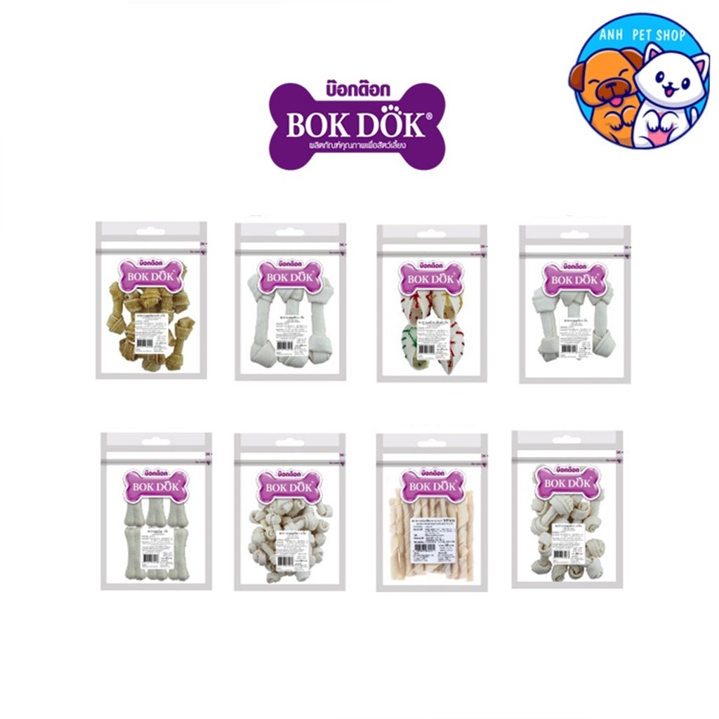 BOKDOK ขนมขัดฟัน กระดูก รองเท้า สเพรสทโบน สำหรับสุนัข   ขนาดกลาง