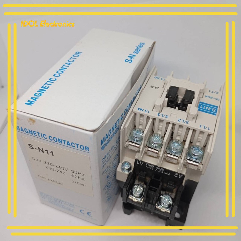 ราคาถูก! MITSUBISHI คอนแทคเตอร์มิตซูบิชิ SN-11 110V 220V 380V S-N11 SN11