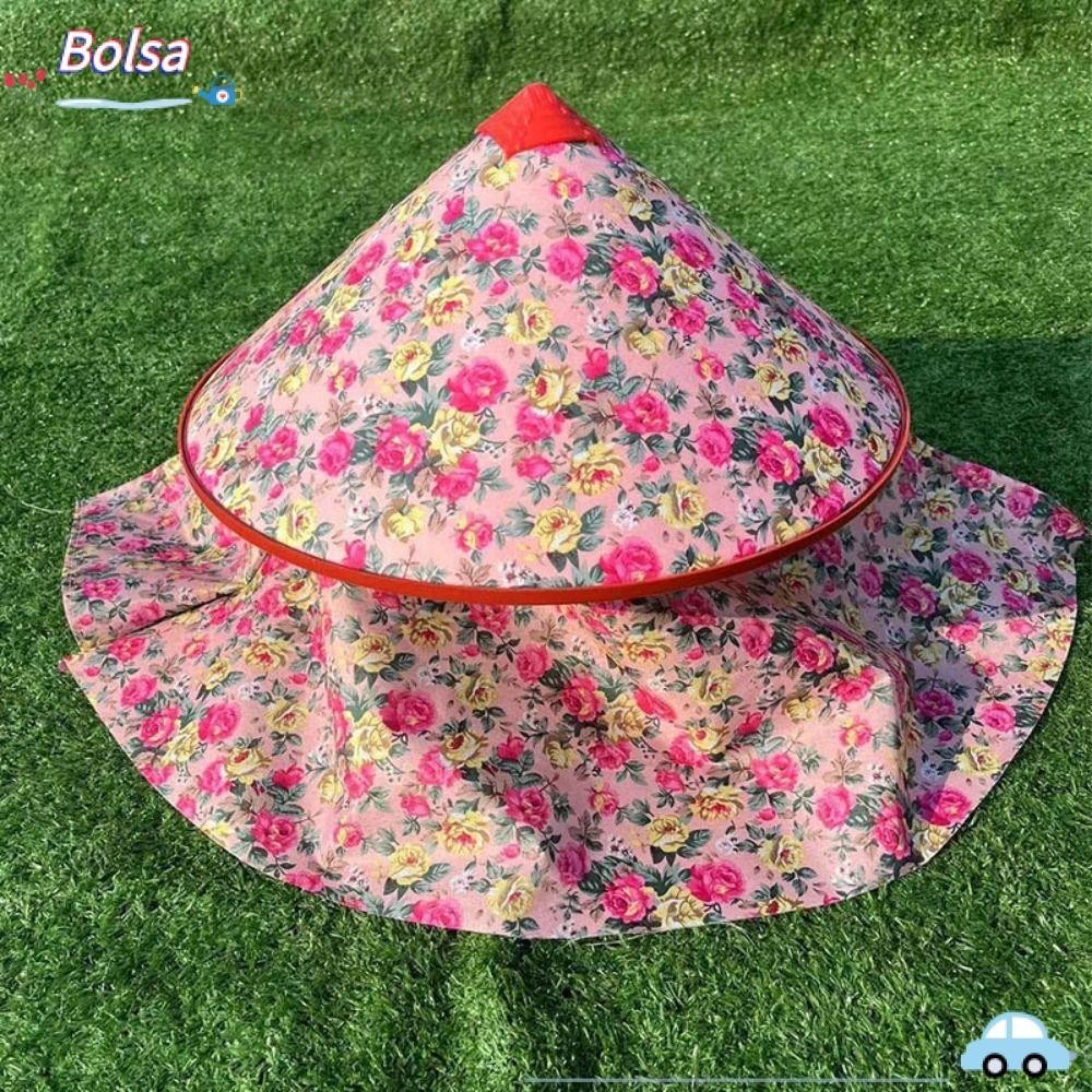 Bolsa หมวกกันแดดปาร์ตี้, หมวกสานปีกกว้างชาวนา, พลาสติกปรับ Sun & UV หมวกผู้ชายผู้หญิงกลางแจ้ง