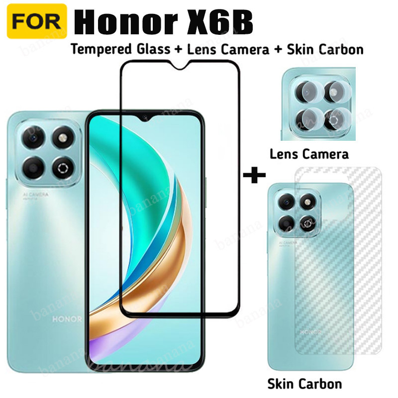สําหรับ Honor X6B กระจกนิรภัย Honor X6A X7A X8A X7B 4G X7B 5G X8B เลนส์กล้องกระจกป้องกันหน้าจอและฟิล