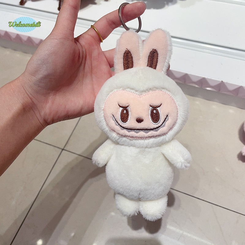 [ยินดีต้อนรับ] 16 ซม.น่ารักมินิตุ๊กตาตุ๊กตาจี้สําหรับKpop Labubuตุ๊กตาตุ๊กตาDIYเด็กของขวัญกระเป๋าแขวนเครื่องประดับตุ๊กตาอุปกรณ์เสริมใหม่