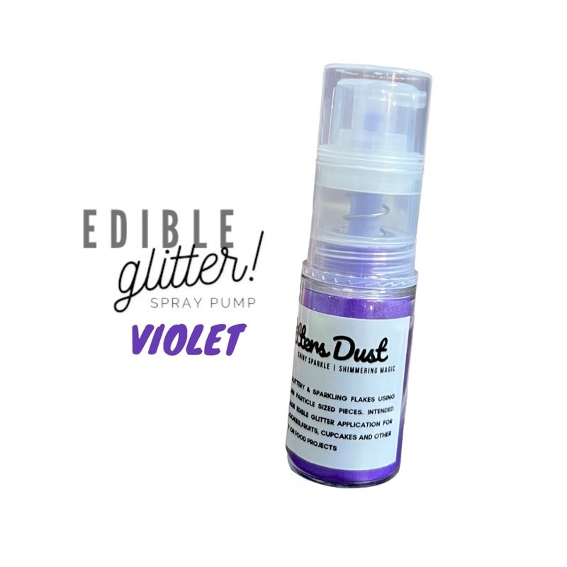 VIOLET | EDIBLE GLITTER SPRAY | 100% FOOD GRADE