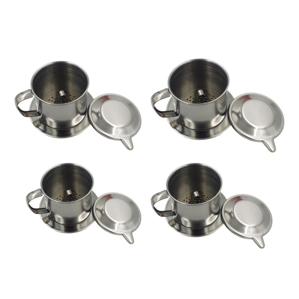 [mibum01eb] เครื่องชงกาแฟเวียดนาม Coffee Dripper,สแตนเลสสําหรับการเดินทางในครัว