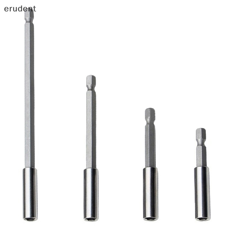 Erudent หกเหลี่ยมจับขยาย Connecg Rod สกรูแม่เหล็ก Bits Extension Rod ยาวจับไขควงผู้ถือเคล็ดลับลื่นเครื่องมือใหม่