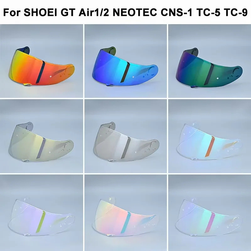 หมวกกันน็อคสำหรับ SHOEI GT Air Neotec CNS-1 TC-5 TC-9 GT Air 2 ป้องกันรังสียูวี หมวกกันน็อค Casco Moto Face Shield Visera Windshield