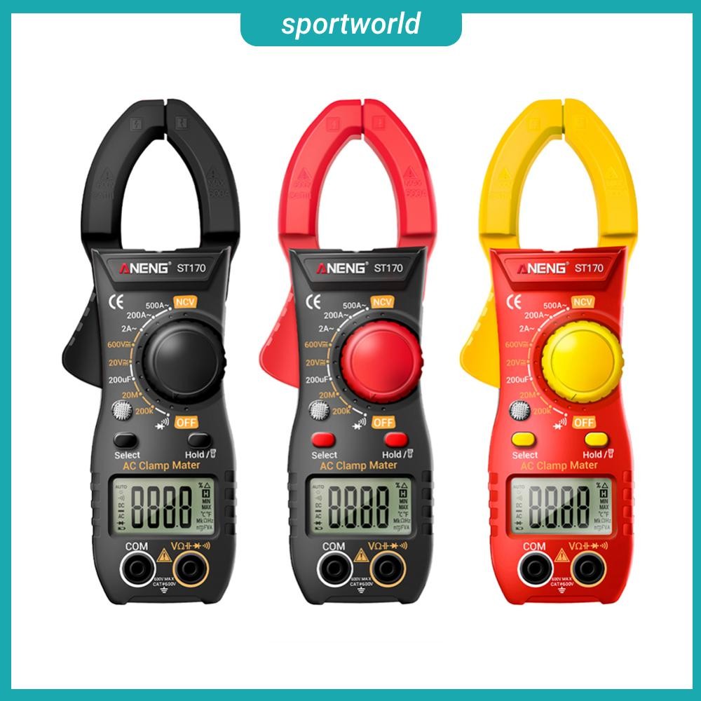 จัดส่งจากกรุงเทพ # มัลติมิเตอร์แบบดิจิตอล NCV Voltage Tester Clamp Meter พร้อมไฟฉาย Live Wire Te [sp