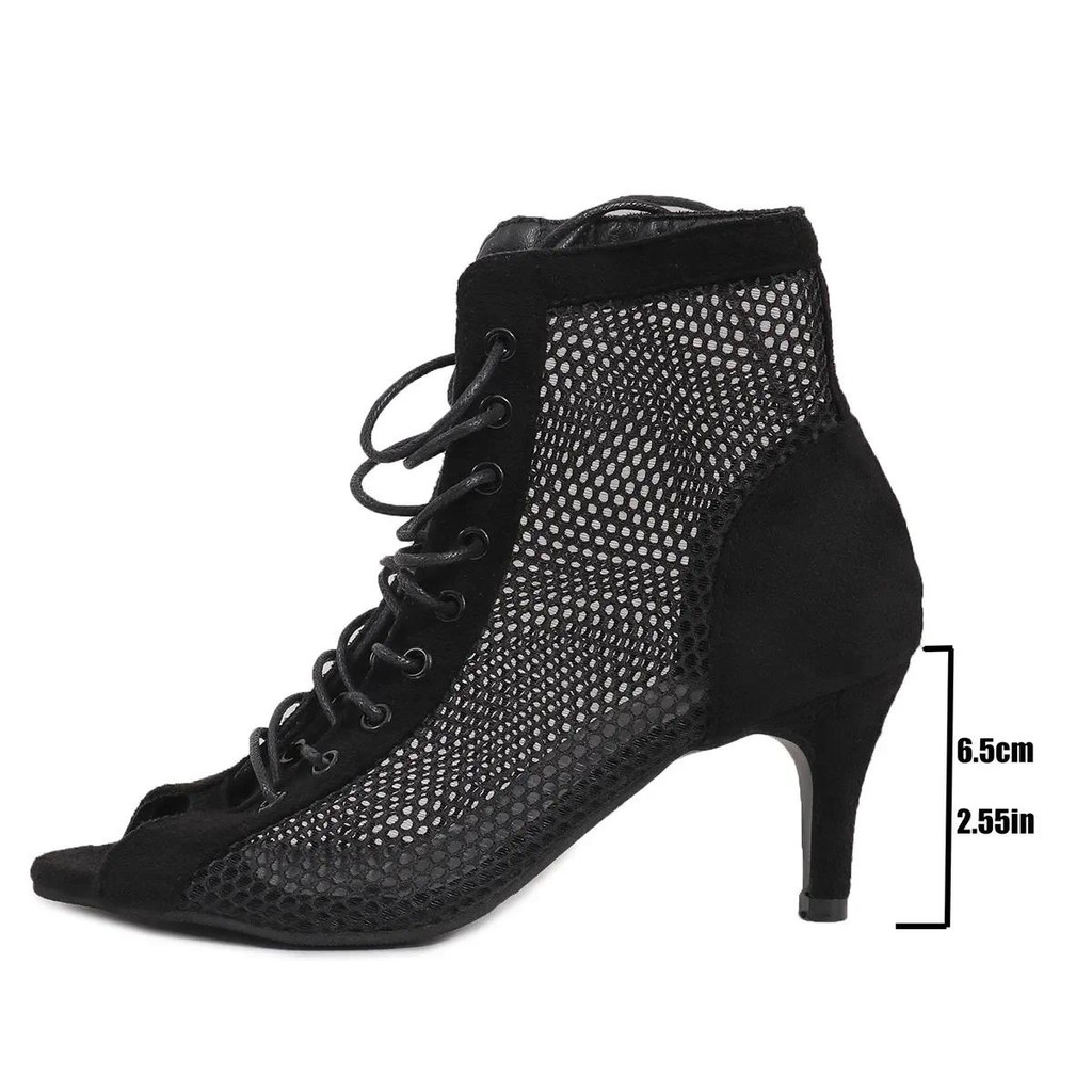 ฤดูร้อนใหม่ Pupms ผู้หญิงรองเท้าส้นสูงรองเท้าเต้นรํา Ballroom Salsa Tango รองเท้าแตะ