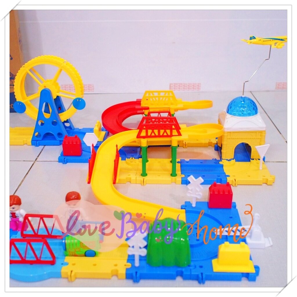 🎡 ชุดบล็อกตัวต่อ สวนสนุกแฟนตาซี ของเล่นเสริมพัฒนาการ 120 ชิ้น Explorer Fantasy Playland