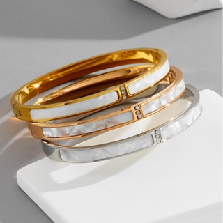 24เค ทองแฟชั่นสตรีเลียนแบบเชลล์อเนกประสงค์เพทายหมั้นสร้อยข้อ…