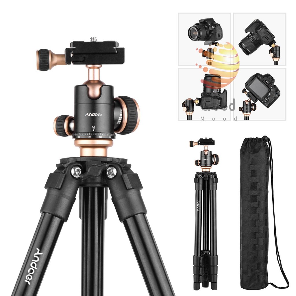 Andoer เข้ากันได้กับ Proj พร้อมกล้อง Dslr แบบพกพาพร้อมระดับฟองแบบพาโนรามา Q160sa ระดับกล้อง Bubble แ