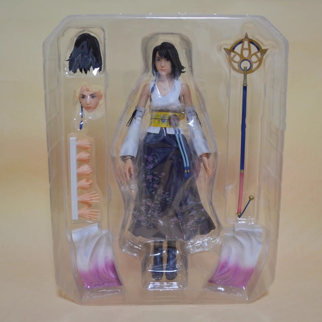 (ไม่มีกล่อง) แอ็คชั่นฟิกเกอร์ Final Fantasy X10 PLAY ARTS ดัดแปลง PA YUNA Square Edix YUNA