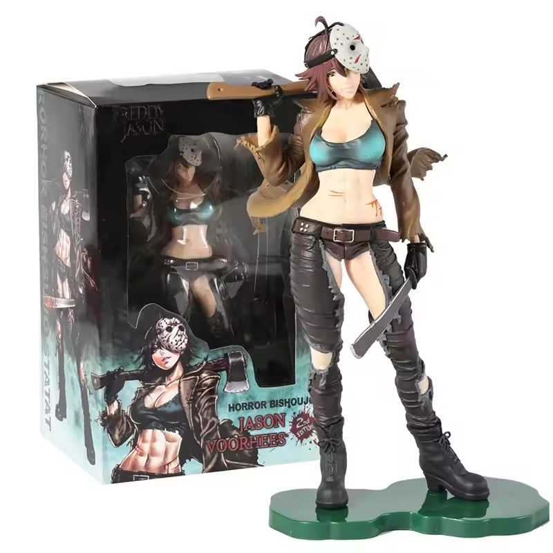 Kotobukiya Freddy Vs Jason The Sexy Female Jason Voorhees Action Figure ไม่มีกล่องขายปลีก