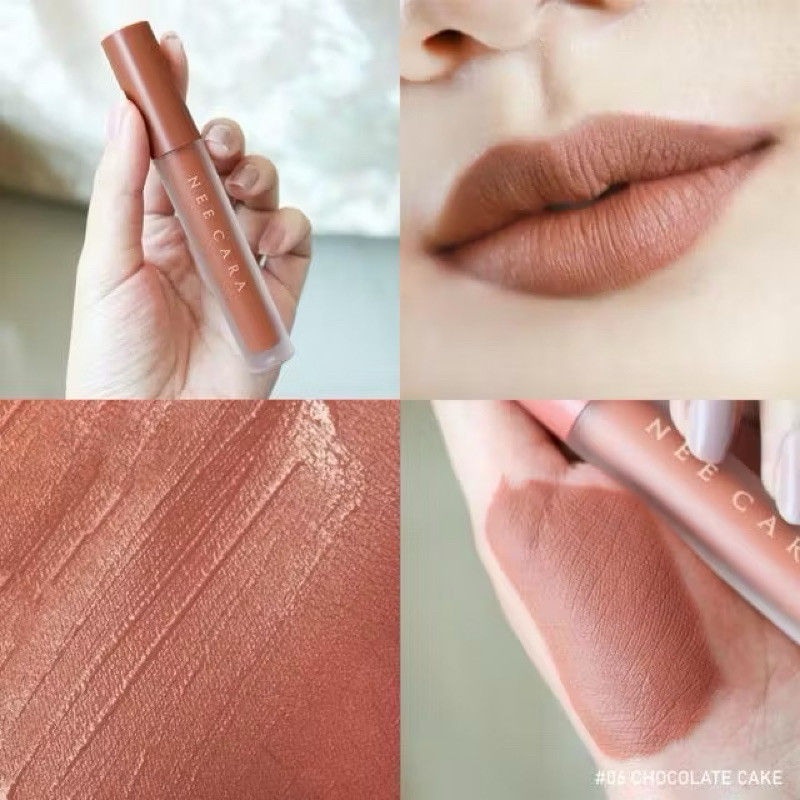 NEE CARA N1961 ลิปแมท ลิป NEE CARA VELVET MATTE LIP GLAZE ราคา ถูกที่สุด ดีลบีเคเค แกลเลอรีภาพที่ 8