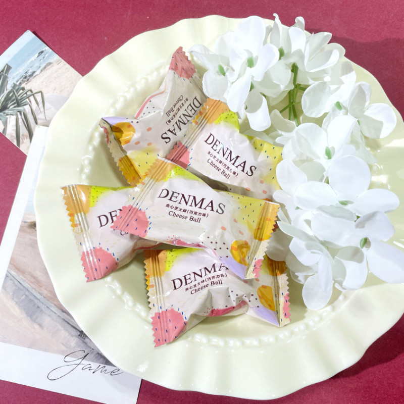 ลูกชิ้นชีส DENMAS Danmax รสช็อกโกแลต ซอส ซีเรียลหัวใจ ของขวัญที่แนะนำจาก Xiaohongshu ขนมแต่งงาน