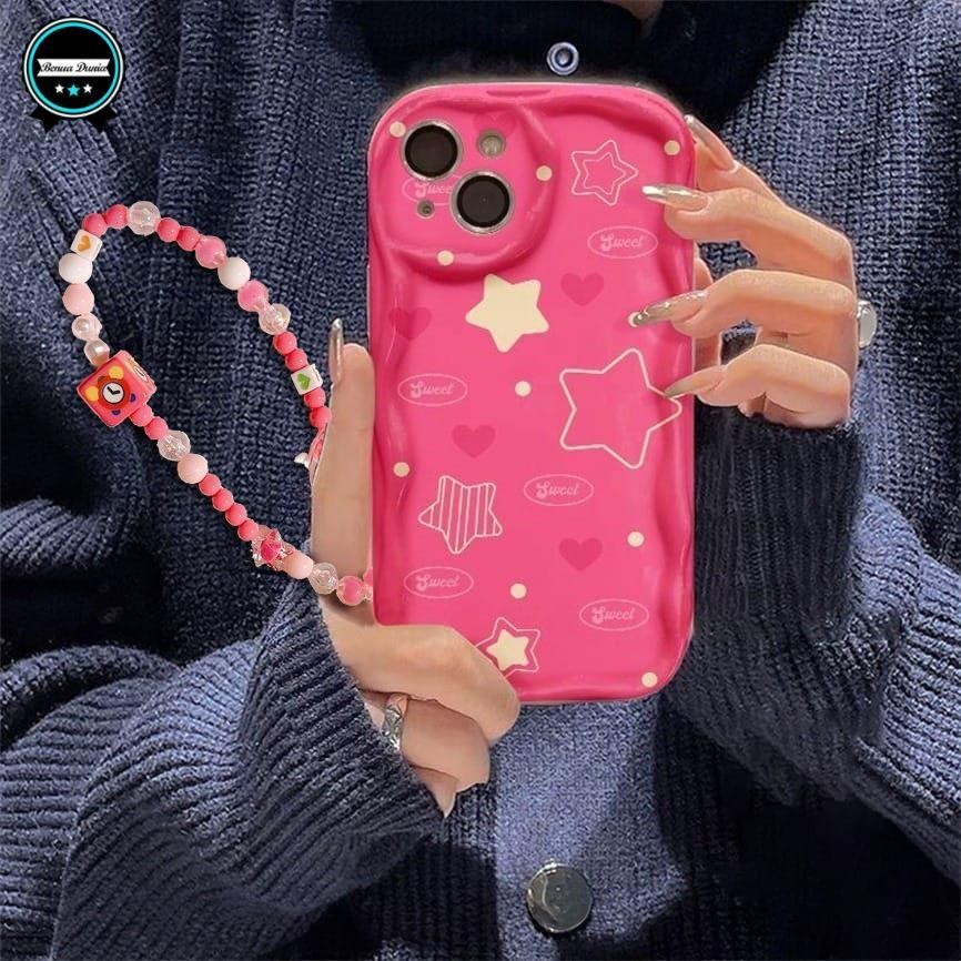GL047 Premium Case Melting Sweet สร้อยข้อมือ Softcase/ปลอก Hp สําหรับ Xiaomi Redmi 14c A1 A2 A1+ A2+
