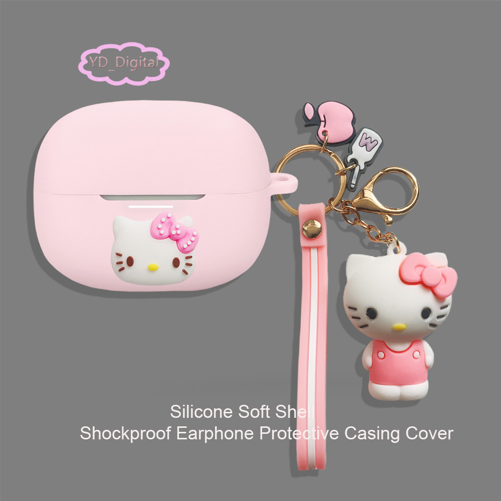 เคสหูฟังสําหรับ Xiaomi Redmi buds 6 Pro/SE ซิลิโคนน่ารักน่ารักสุนัข Soft Shell หูฟังปลอกป้องกันชุดหูฟังผิวพร้อมจี้ Sanrio - รูปที่ 4