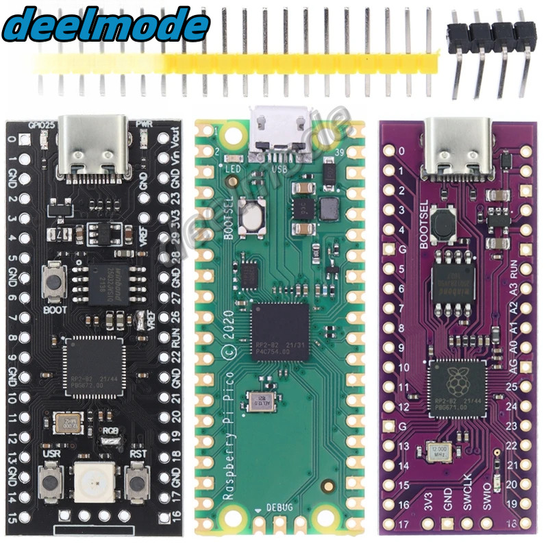 บอร์ดไมโครคอมพิวเตอร์ Raspberry Pi Pico Board RP2040 Dual-Core 264KB ARM พลังงานต่ํา Cortex-M0+
