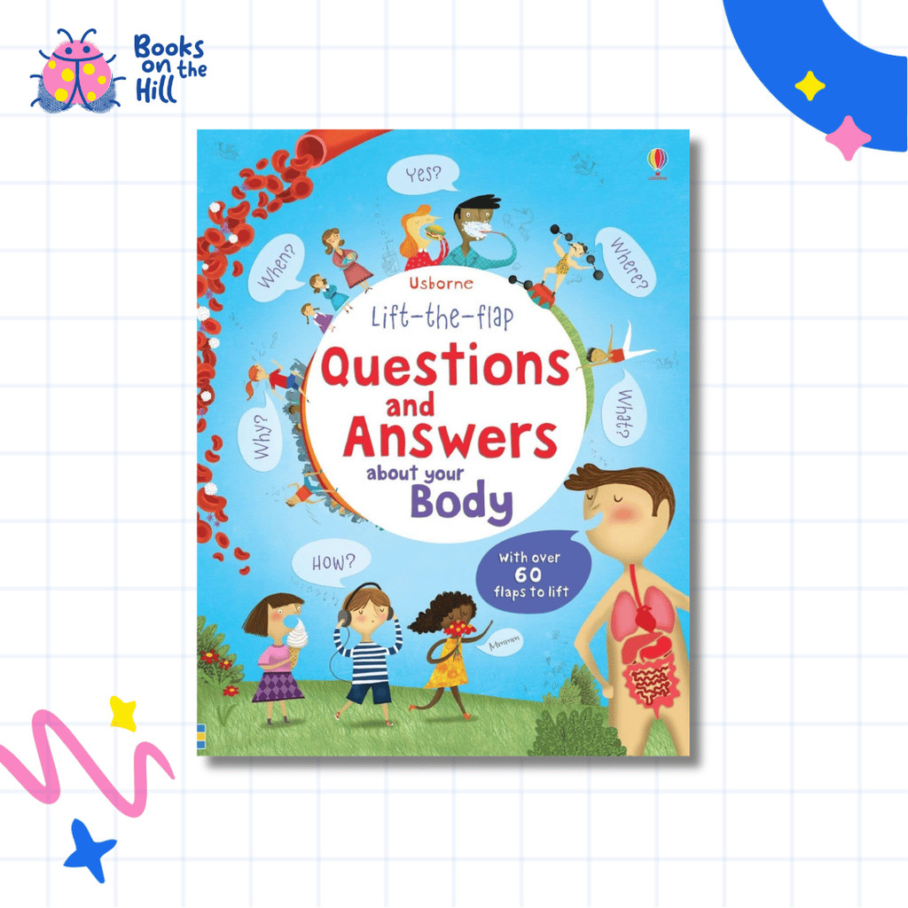 Usborne Lift-the-Flap: คําถามและคําตอบเกี่ยวกับร่างกายของคุณ