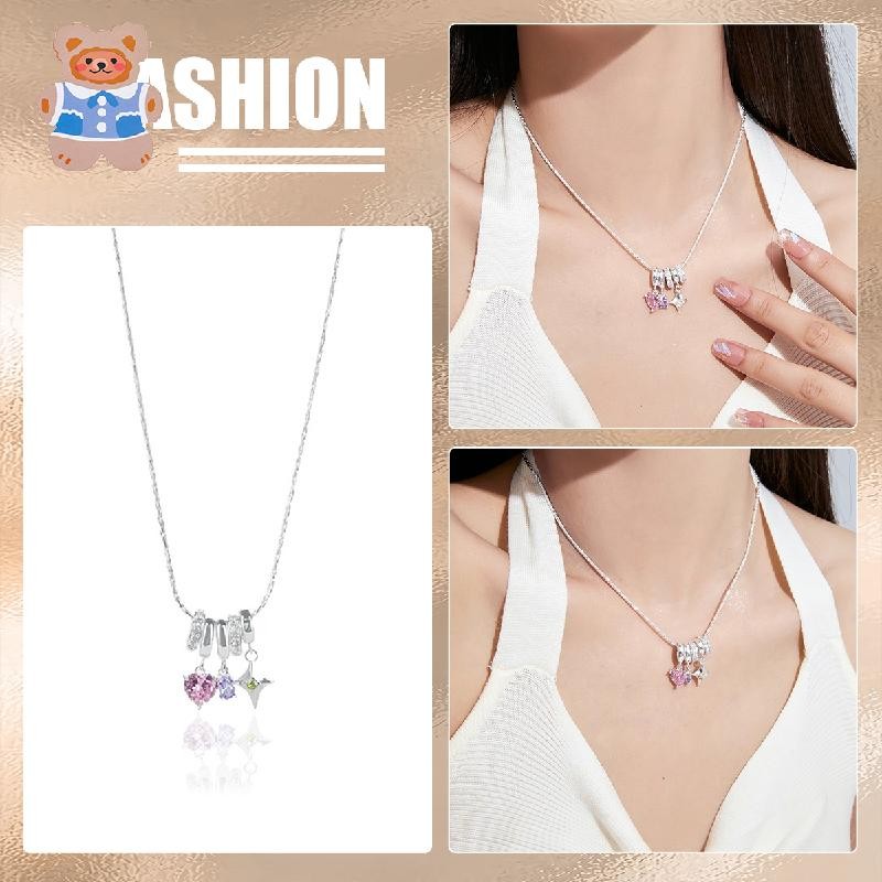 [CRD]Love Diamond Starlight Choker จี้สร้อยคอผู้หญิง Niche Design