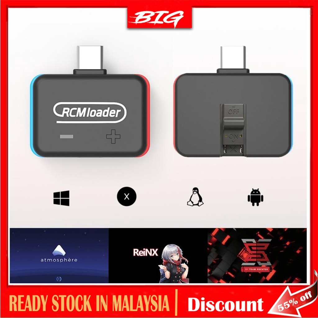 RCMloader One สําหรับ NS RCM Payload บรรยากาศ ReiNX SXOS Loader