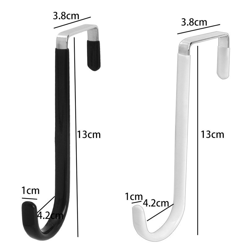 Non-punch S-รูปตะขอโลหะสแตนเลสห้องครัวห้องน้ําตู้ประตูHooks Coatผ้าเช็ดตัวแขวนผู้ถือOrganizer - รูปที่ 7