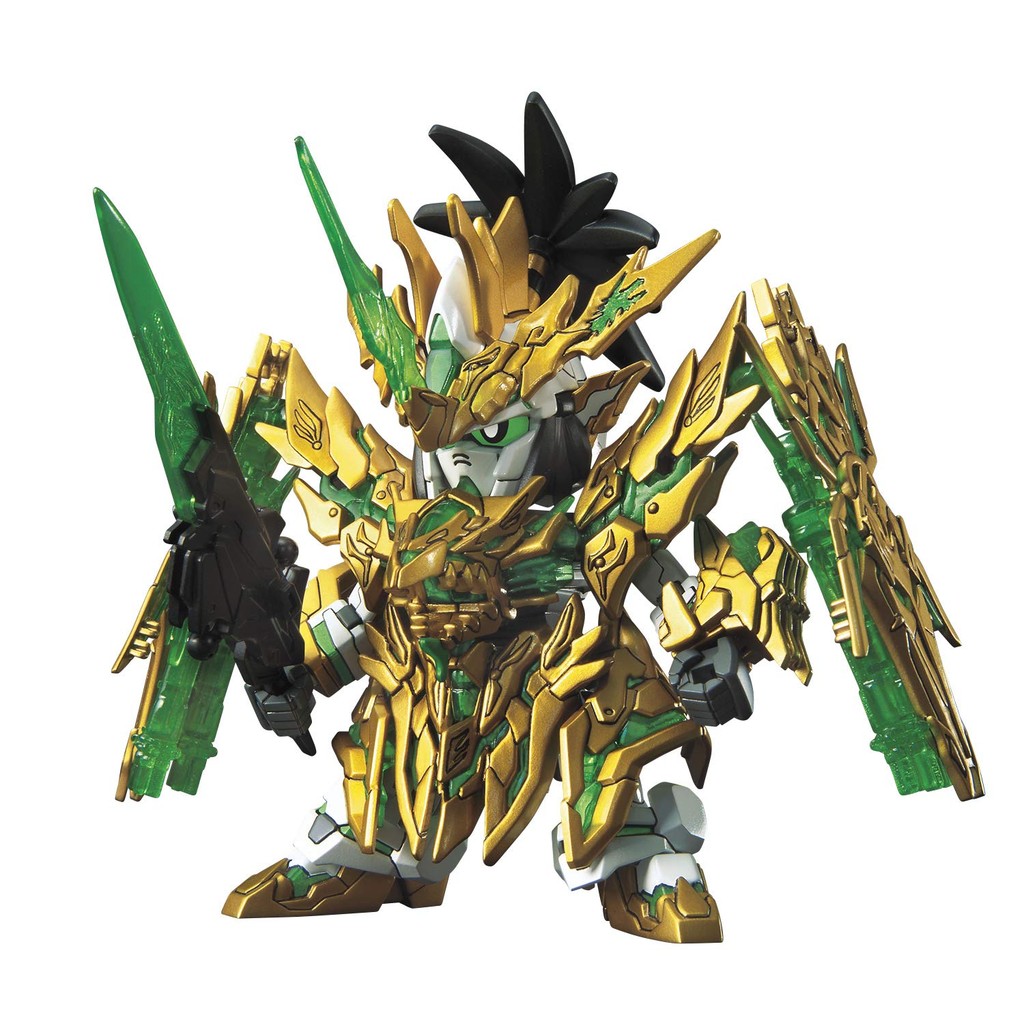 SD Gundam Sangokuden Ryuken Liu Bei Unicorn Gundam Colored Plastic Model BAS5058879
