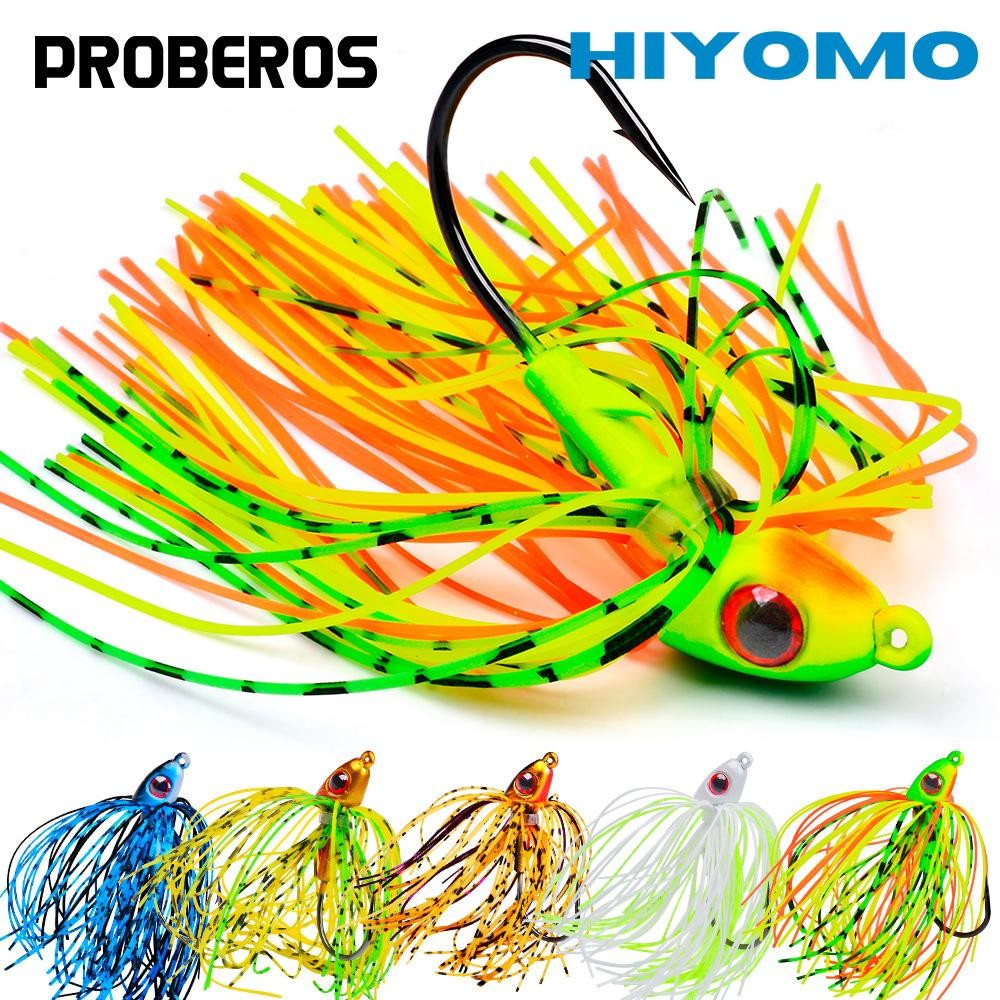 Proberos 1PCS Topwater Spinnerbait 7g/10g/14g/17g ประดิษฐ์ว่ายน้ํา Jigs Noisy Buzzbait ตกปลา Lure หล่อ Toman Haruan Sneakhead ตกปลา Tackle