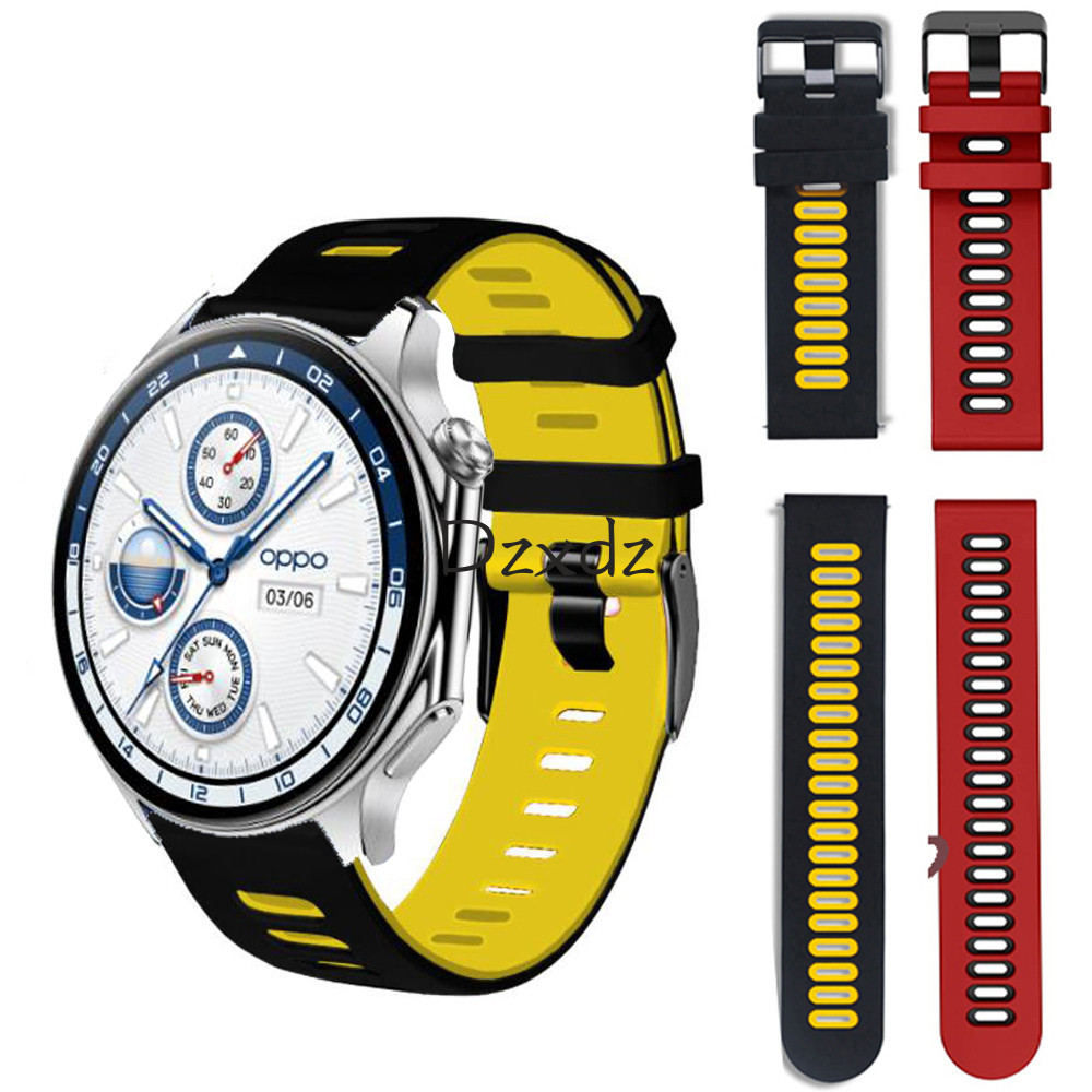 สายนาฬิกาข้อมือซิลิโคน แบบนิ่ม สําหรับ OPPO Watch X Smart Watch OnePlus Watch 2