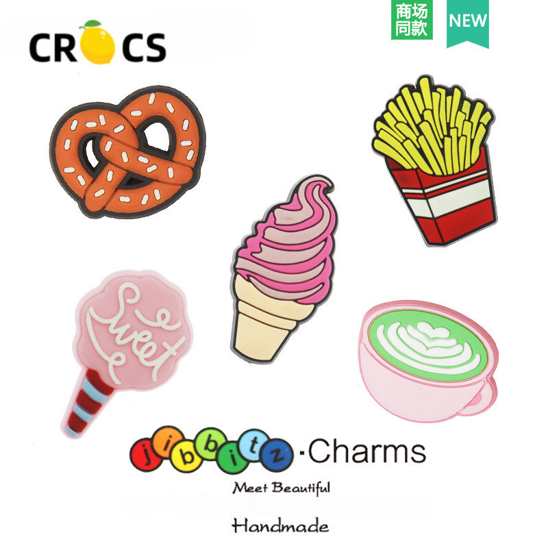 หัวเข็มขัด รูปการ์ตูนดอกไม้น่ารัก อุปกรณ์เสริม สําหรับตกแต่งรองเท้า crocs