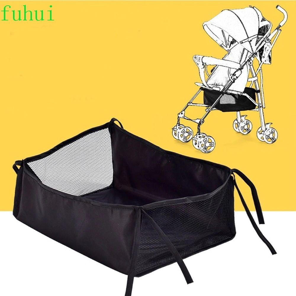 Fuhui ตะกร้ารถเข็นเด็กทารกแรกเกิด แบบพกพา กระเป๋าจัดระเบียบ อุปกรณ์เสริมรถเข็นเด็ก