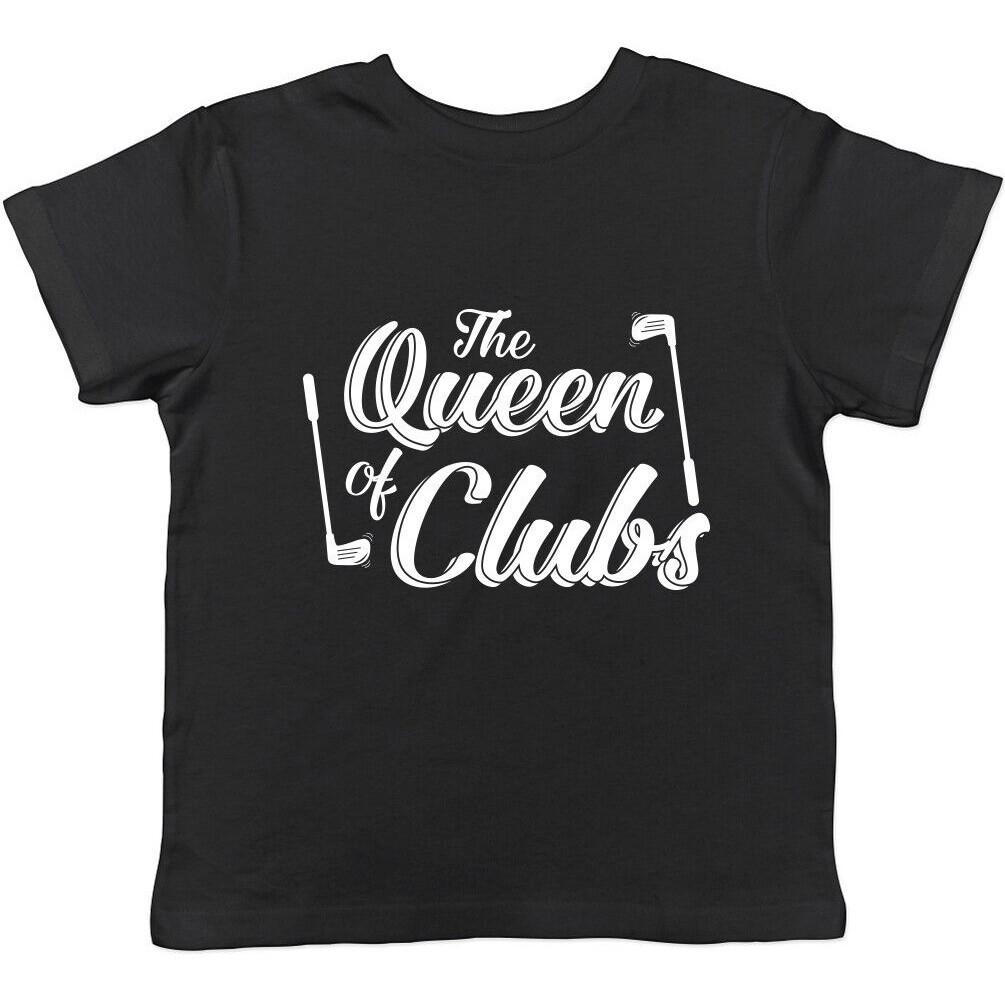 เสื้อยืด พิมพ์ลาย The Queen Of Clubs สําหรับเด็ก