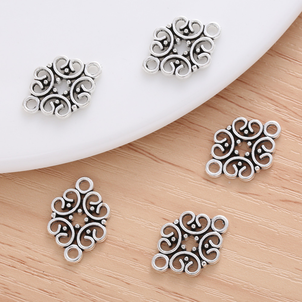จี้สร้อยคอ สร้อยข้อมือ ต่างหู ลายดอกไม้ สไตล์วินเทจ DIY 20 ชิ้น ต่อชุด ราคาถูก Shopee Lazada