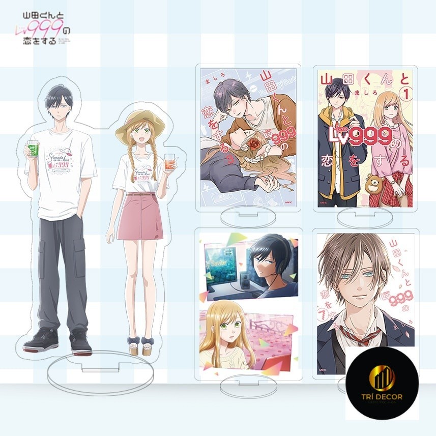 อะนิเมะ Standee Model My Love Story พร้อม Yamada-kun At Lv999 อะคริลิค Akito Yamada Kinoshita Akane อุปกรณ์ตกแต่ง
