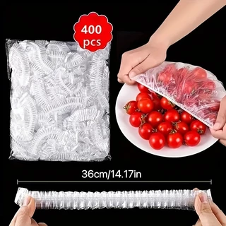 ทิ้งยืดหยุ่นอาหารครอบคลุมยืดกันน้ําชามแผ่นฝา100ชิ้นยอดนิยมเลือก