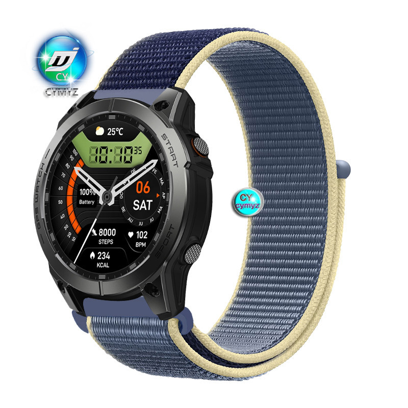 สายนาฬิกาข้อมือไนล่อน สําหรับ Zeblaze Stratos 3 Pro Zeblaze Stratos 3 Pro GPS Smart Watch