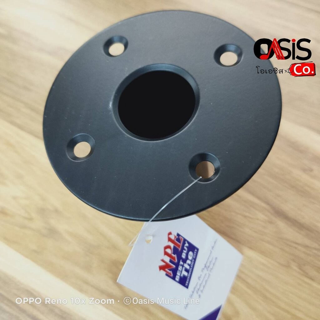 (ราคา/1อัน) แป้นสวมขาตั้งลำโพง แบบเหล็ก NPE ATP-37F แป้นท้ายตู้ลำโพง ATP37F เหล็ก แบบเรียบ