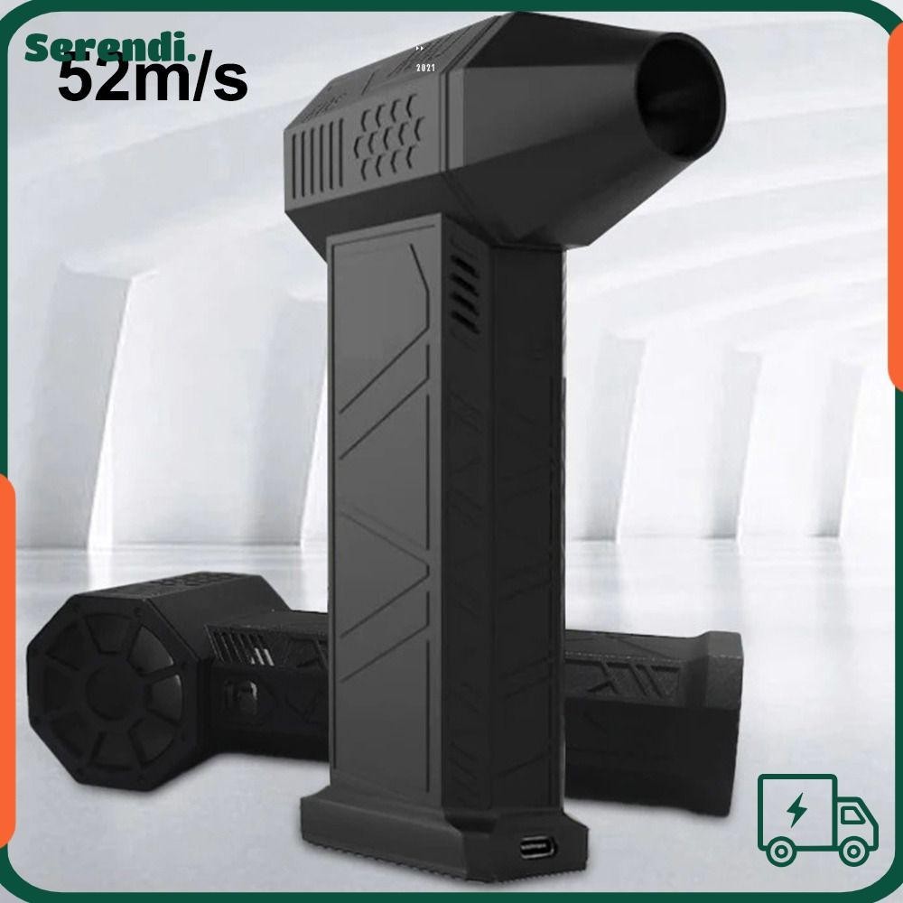 Serendi พัดลมเจ็ท พลังงานสูง มอเตอร์ไร้แปรงถ่าน 180W 130000เครื่องเป่าฝุ่นเทอร์โบ มีประสิทธิภาพสูง สําหรับรถยนต์