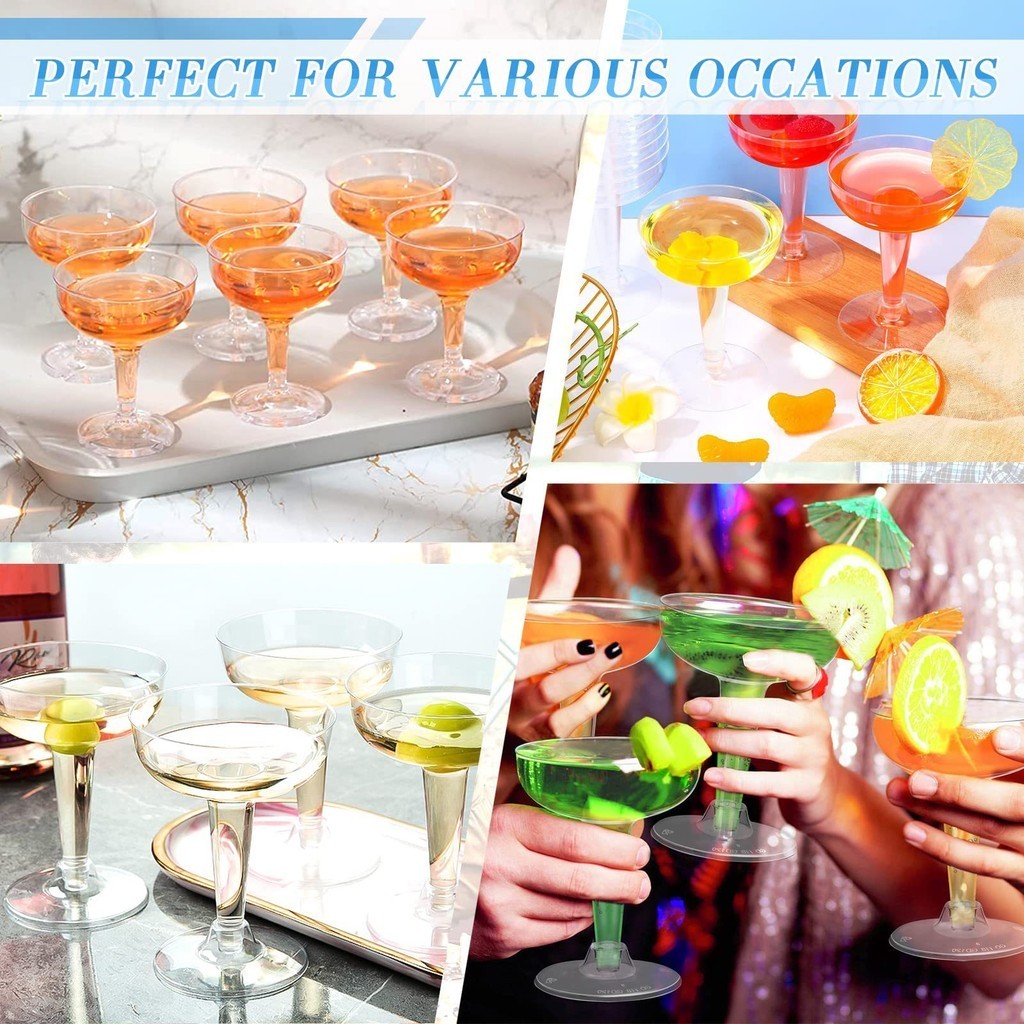 แก้วไวน์พลาสติก แก้วไวน์ ที่ถอดออกได้ แบบพกพา เหมาะสำหรับปิกนิก น้ําหนักเบา ความต้านทานการตก - รูปที่ 6