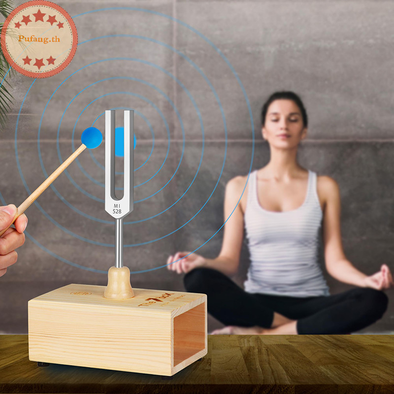 Pufang 528HZ 432HZ ส้อมจูนเนอร์ ปรับแต่งเสียง สําหรับบําบัดเสียง โยคะ ทําสมาธิ ผ่อนคลาย