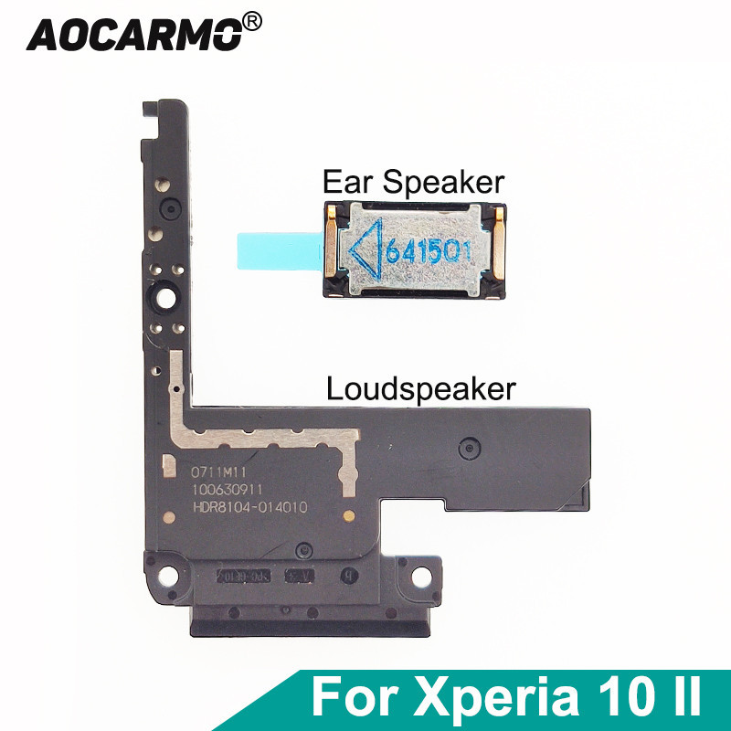 สําหรับ SONY Xperia 10 II / X10ii XQ-AU51/52 SOV43 ด้านบนหูลําโพงหูฟังหูฟังกาวด้านล่างลําโพง