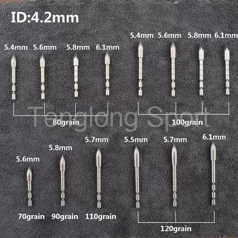 เพลาคาร์บอน สเตนเลส 4.2 มม. สําหรับ ID 4.2 มม. 12 24 ชิ้น