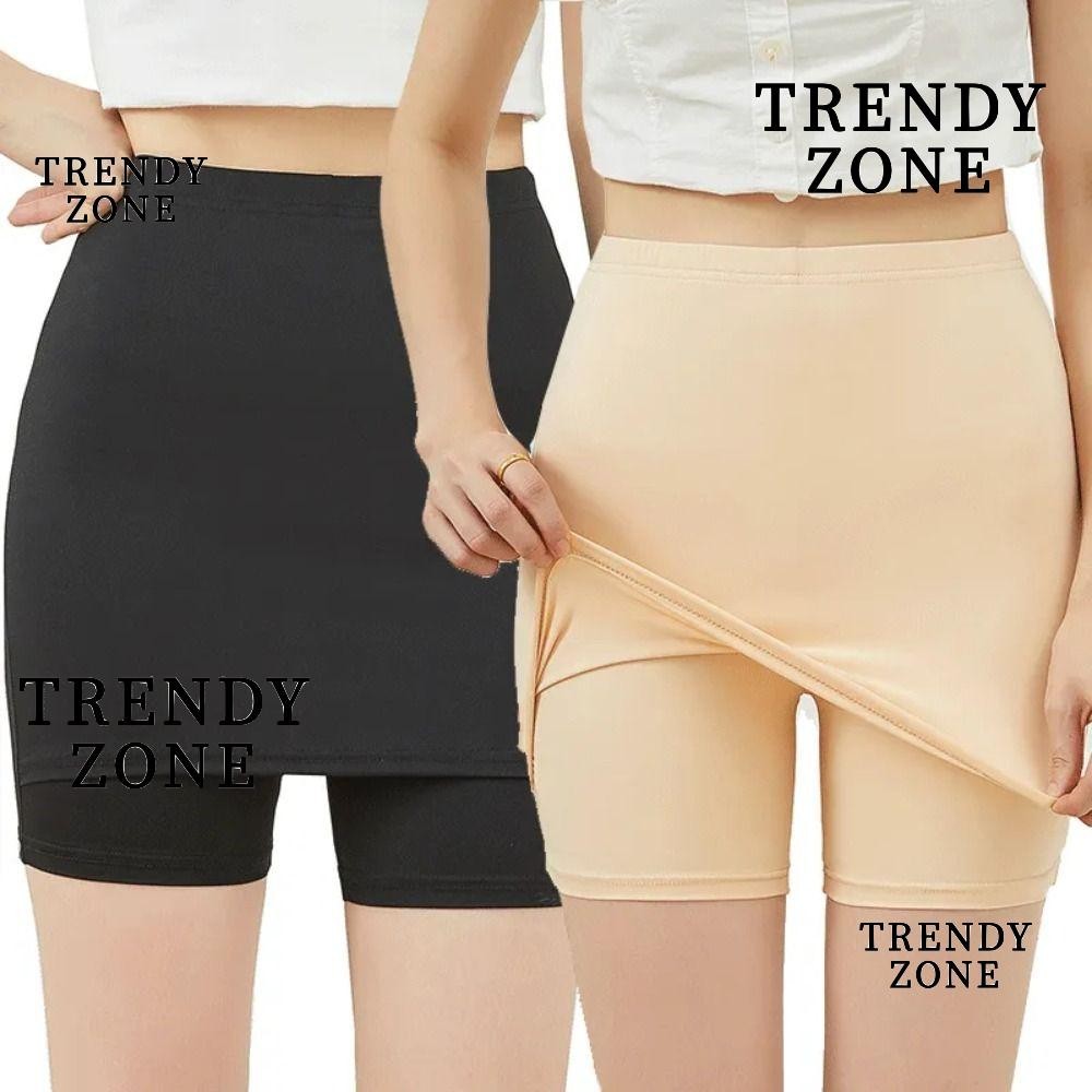 Trendyzone Safety Shorts, Breathable Women Safety Pants , หญิงยืดหยุ ่ น Slim Fit ภายใต ้ กระโปรงผู ้ หญิงอุปกรณ ์ เสริม