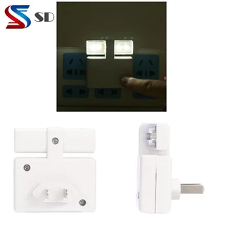 Nightlight ประหยัดพลังงาน LED Night Wall Light ควบคุมโคมไฟอัตโนมัติ 110-240V