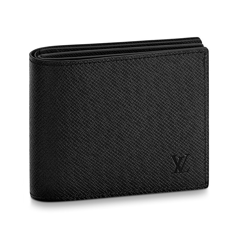Louis Vuitton/Louis Vuitton New Men's Wallet LV AMERIGO Classic Calfskin Folding Short M62045