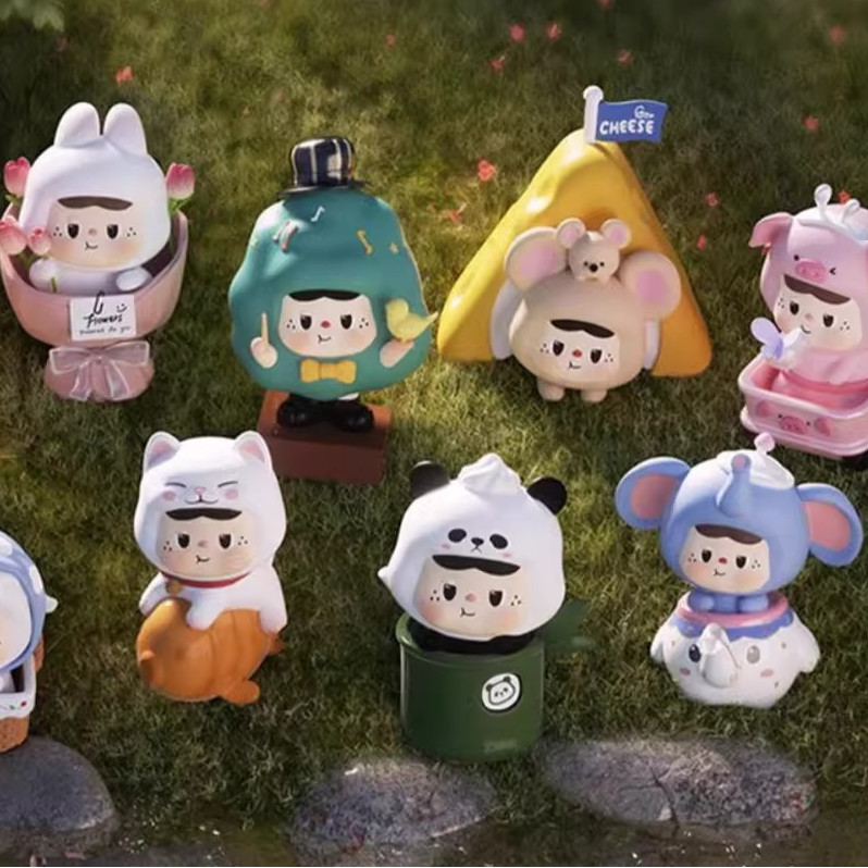 Heyone BaoBao SPRING CAMPING TRIP Blind Box ทัวร์ตั้งแคมป์ฤดูใบไม้ผลิ กล่องตาบอด สไตล์ที่เลือกได้ น่ารักตุ๊กตา ของเล่น
