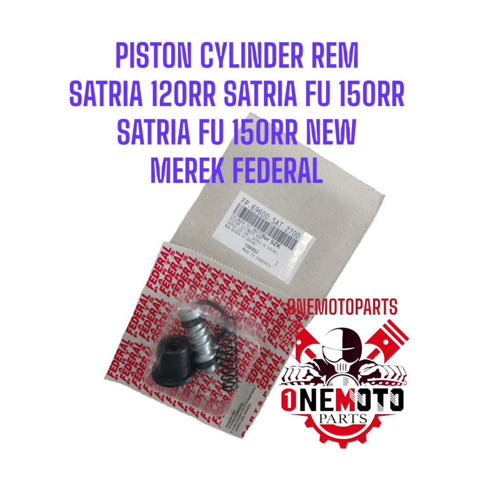 Orimoto - CYLINDER SET MASTER PISTON BRAKE CYLINDER SATRIA 120RR FU 150RR FU 150RR ใหม่ FEEDERAL