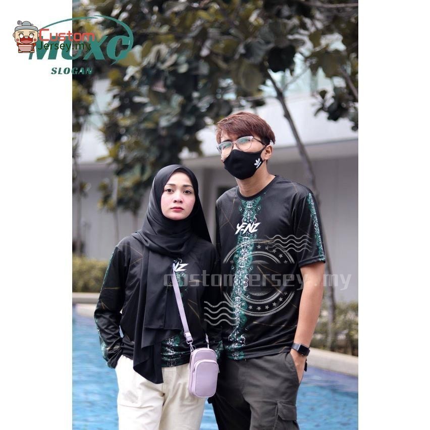 Baju ชุดคู่ Yenz Jersey Baju Lelaki Perempuan Tshirt 2024 เสื้อยืด BAJU COUPLE YENZ พิเศษแขนสั้น & แ