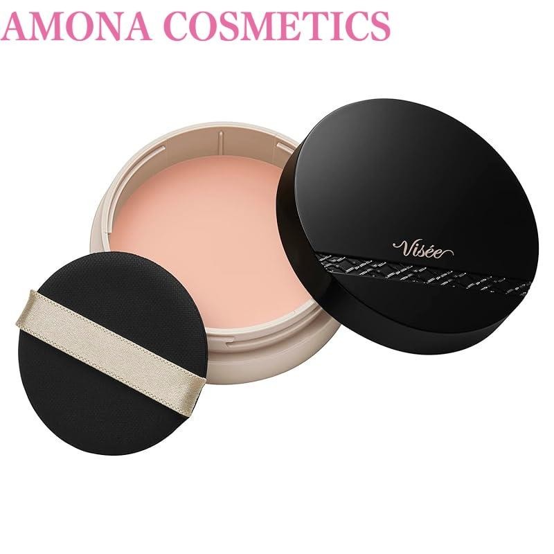 Visee Glow Balm Foundation 02 Beige 15g SPF15/PA++ with pore and glossy skin beauty serum ingredients.