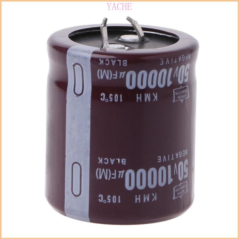 Yache 10000uF 50V 105°C Power Electrolytic Capacitor Snap Fit